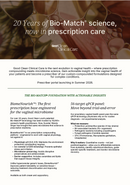 20 years of bio-match science, now in prescription care.